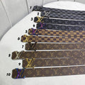 LV Women's Men's Belts Collection Louis Vuitton Initials 40MM Belt 19083