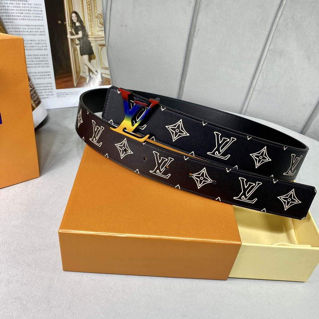 LV Women's Men's Belts Collection Louis Vuitton Initials 40MM Belt 19065