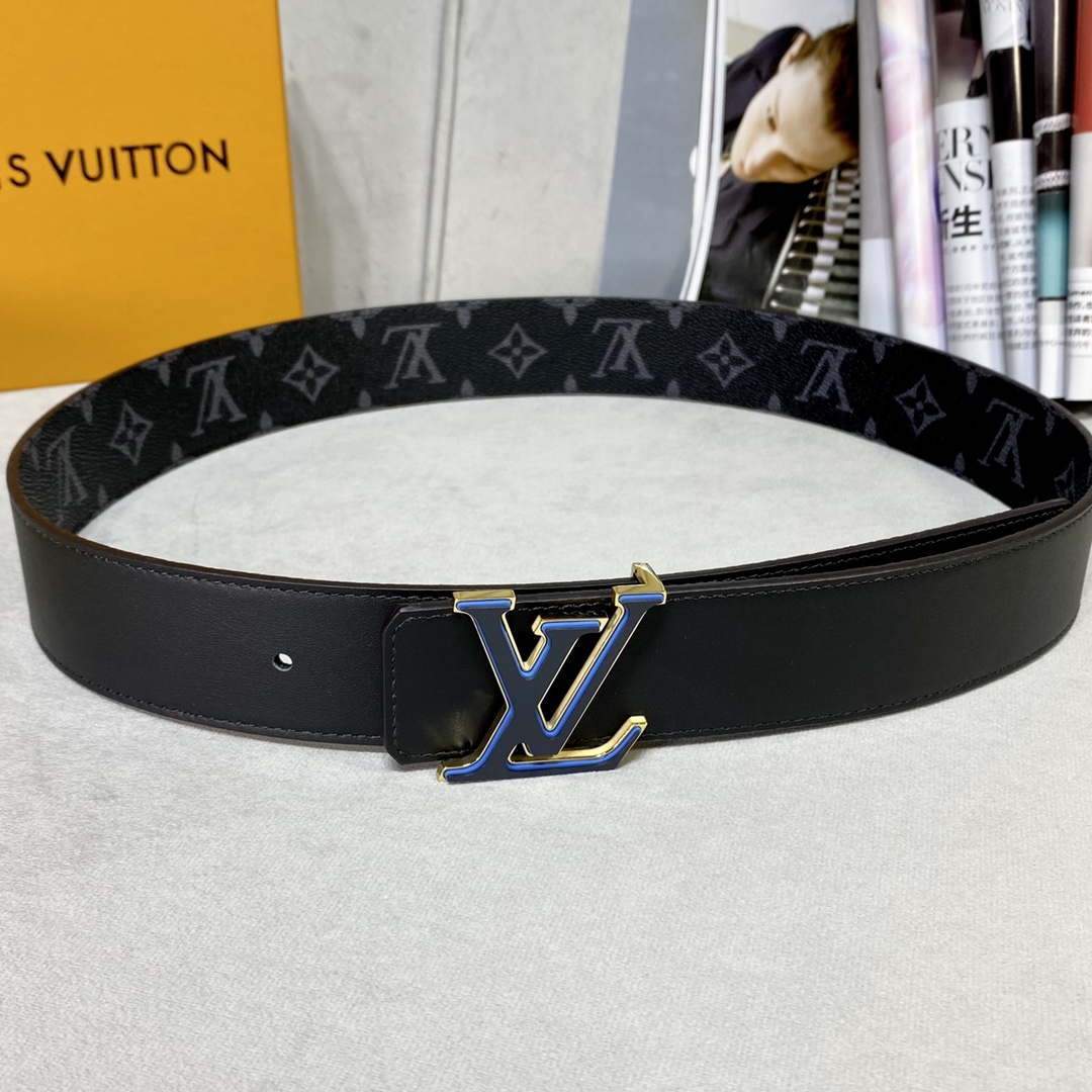 LV Women's Men's Belts Collection Louis Vuitton Initials 40MM Belt 19088