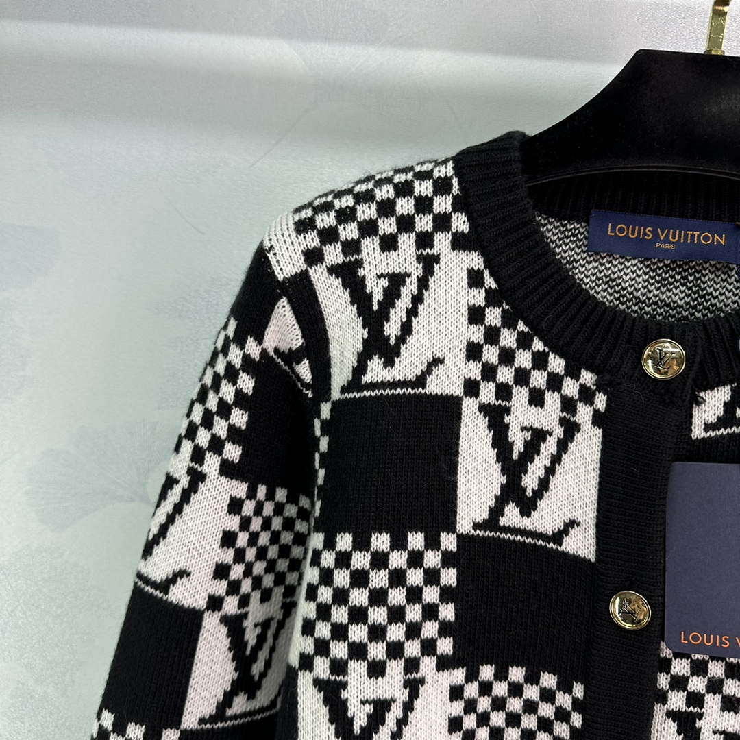 LV Women's Sweaters Louis Vuitton Cashmere Cardigans L36024