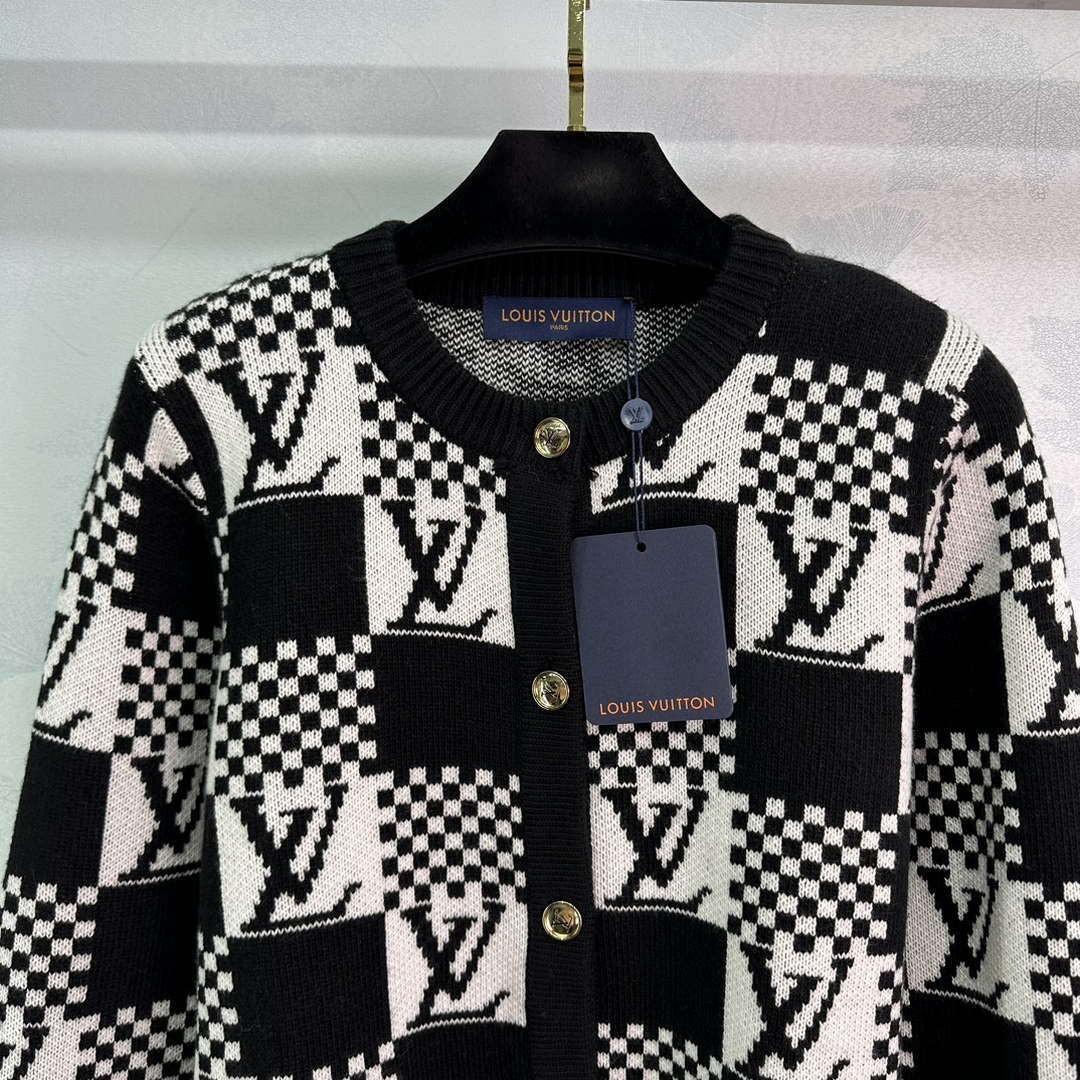 LV Women's Sweaters Louis Vuitton Cashmere Cardigans L36024