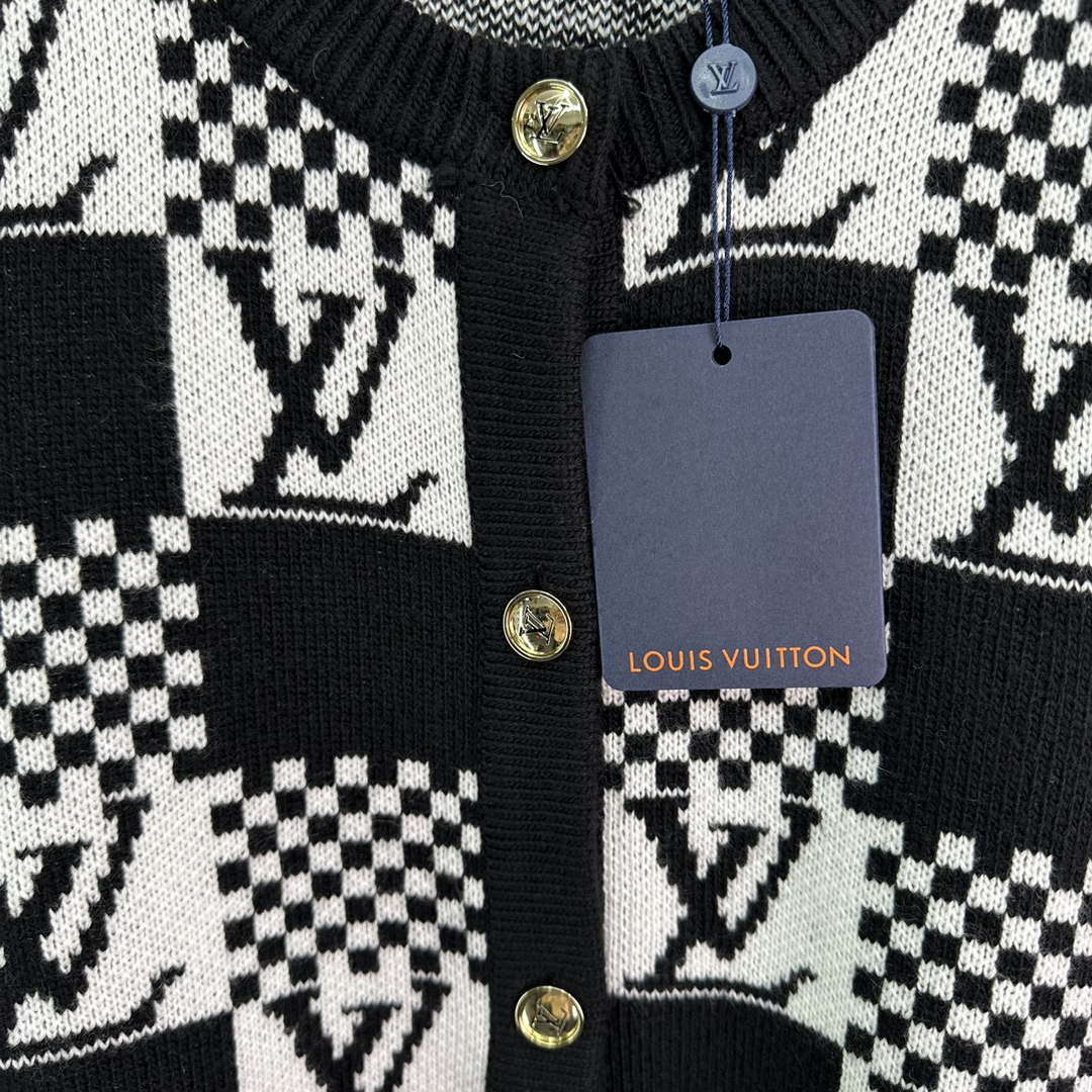 LV Women's Sweaters Louis Vuitton Cashmere Cardigans L36024