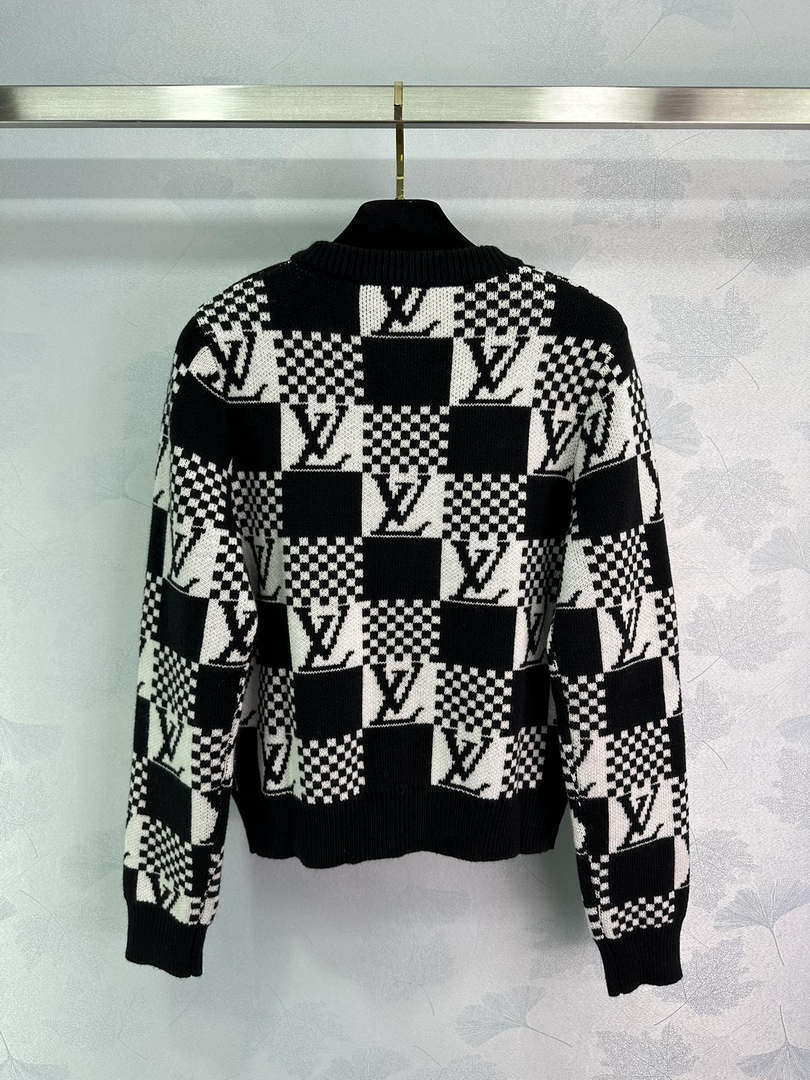 LV Women's Sweaters Louis Vuitton Cashmere Cardigans L36024