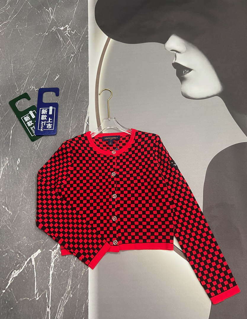 LV Women's Sweaters Louis Vuitton Cashmere Cardigans L36026