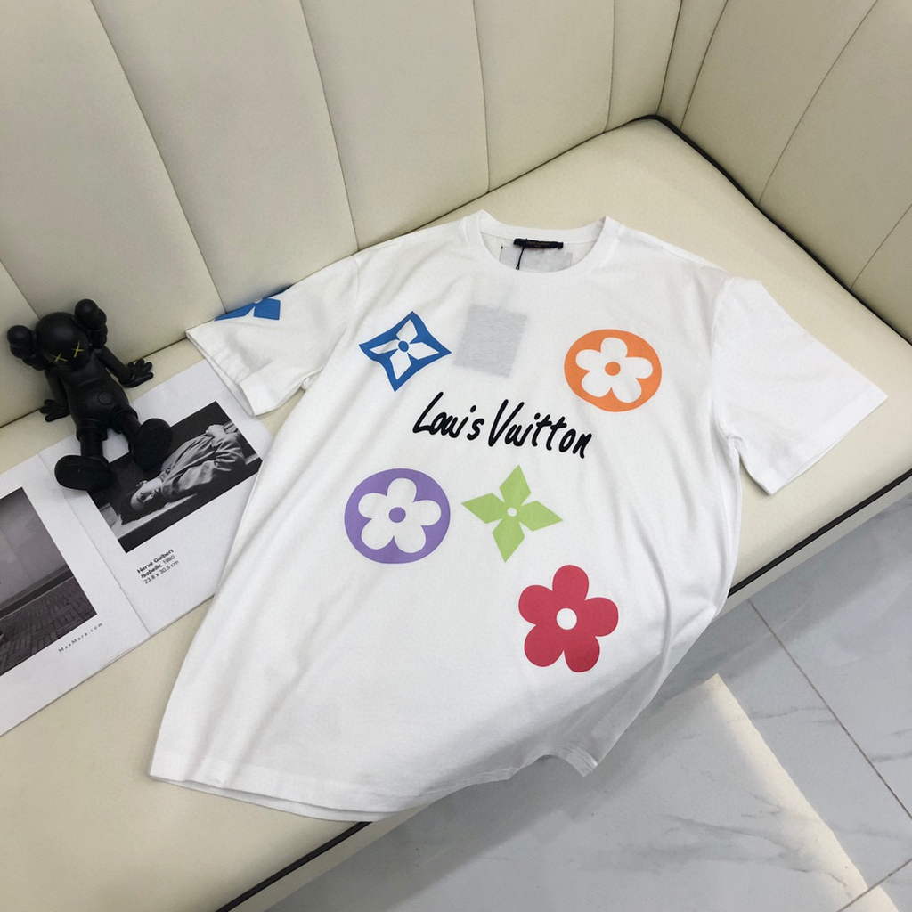 LV Women's T-Shirts Louis Vuitton Fashion Clothing L60030