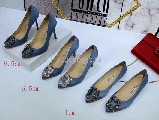 Manolo Blahnik Women¡¯s Shoes 30119 Designer Hangisiflat Velvet Shoes - luxibagsmall