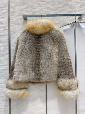 Max Mara Women's Fashion Clothing Fur Coat M78361 - S - View 7