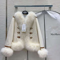 Max Mara Women's Fashion Clothing Fur Coat M78362 - S - View 1