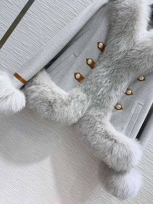 Max Mara Women's Fashion Clothing Fur Coat M78364 - S - View 4