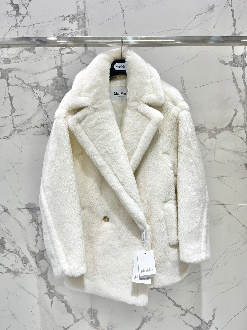 Max Mara Women's Fashion New Short Teddy Bear Coat M78378