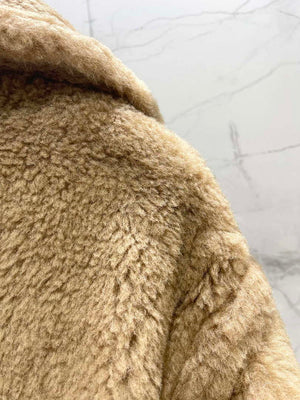 Max Mara Women's Fashion New Short Teddy Bear Coat M78379 - XS - View 7