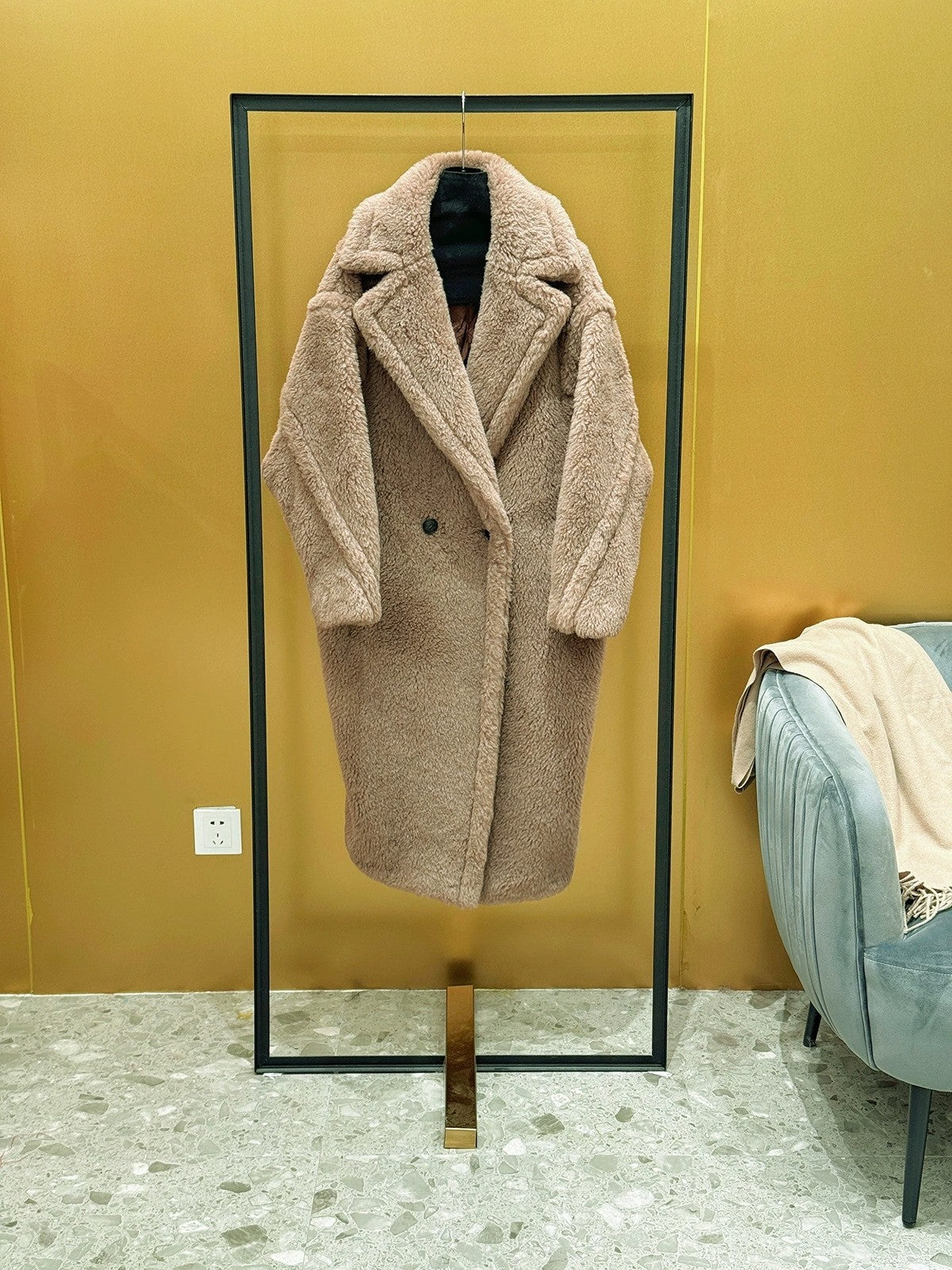 Maxmara Teddy Women's Fashion Long Coat Ma9012 - XS - View 1