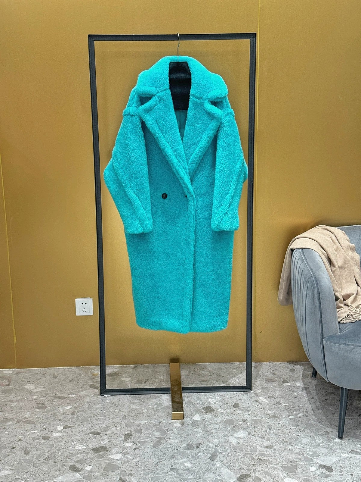 Maxmara Teddy Women's Fashion Long Coat Ma9015 - XS - View 1
