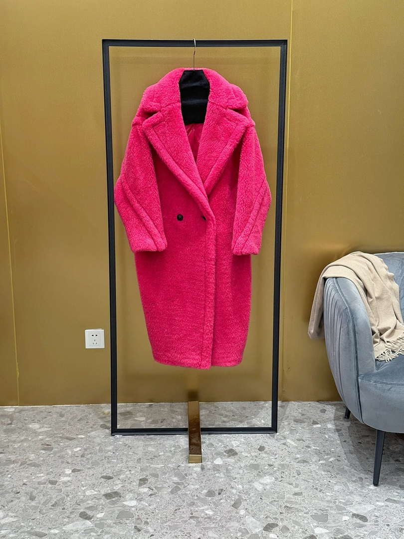 Maxmara Teddy Women's Fashion Long Coat Ma9017