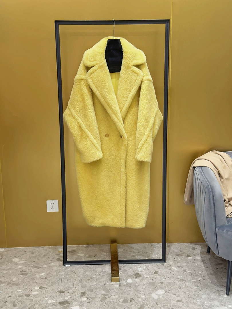 Maxmara Teddy Women's Fashion Long Coat Ma9019