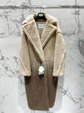 Maxmara Teddy Women's Fashion Long Coat Ma9030