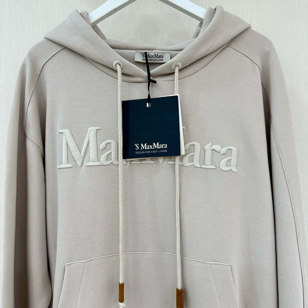 Maxmara Women's Fashion 2024 Spring New Casual Knitted Logo Embroidered Sweatshirt Set Ma90061