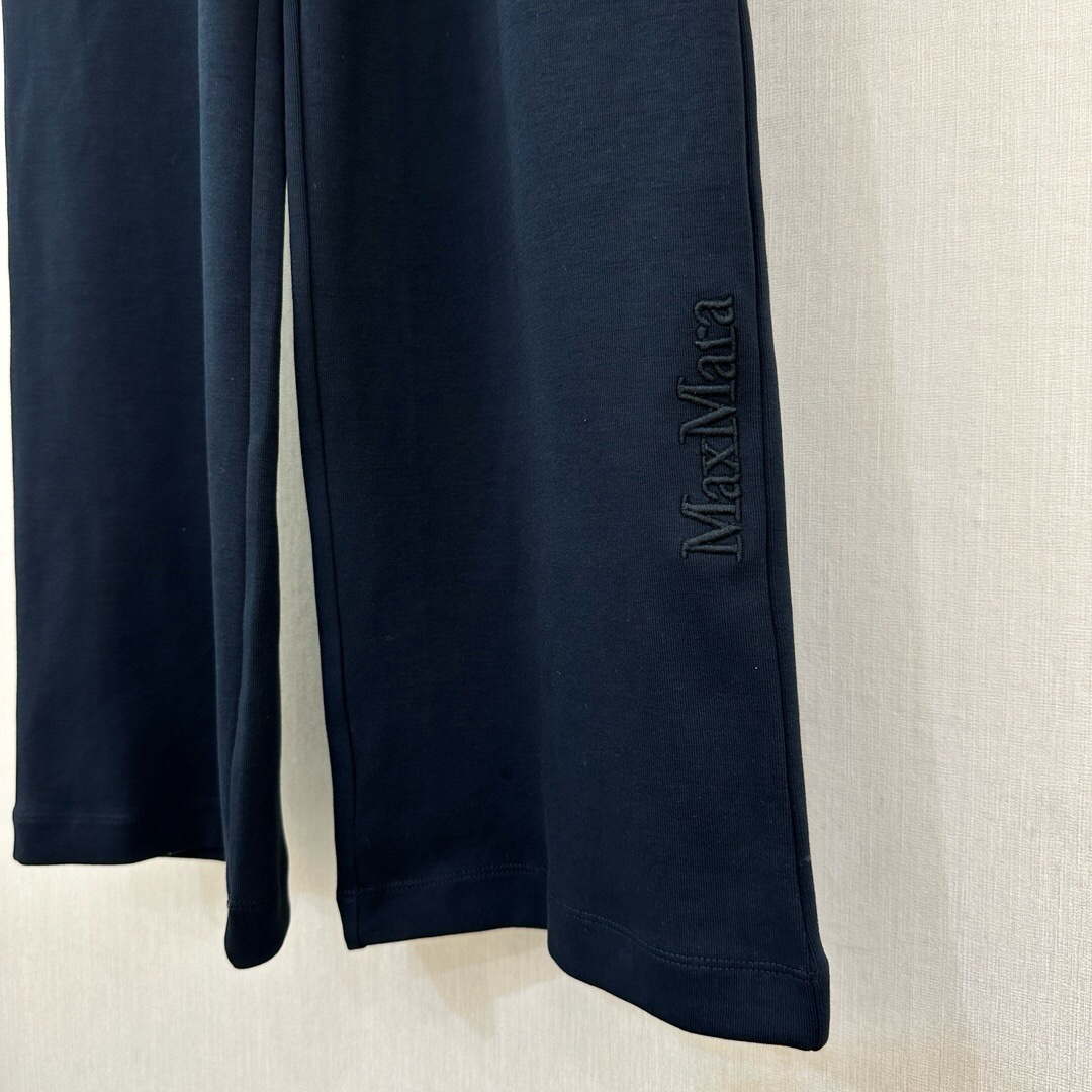 Maxmara Women's Fashion 2024 Spring New Casual Knitted Logo Embroidered Sweatshirt Set Ma90062