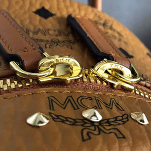 MCM MMK6SVE92CO001 27cm Stark Rivet backpack in Visetos - Default Title - View 8