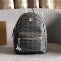 MCM MMKAAVE08CO001 32cm Stark Backpack in Visetos Gray - Default Title - View 1
