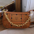 MCM MWSBAER01CO001 Aren Mini Shoulder Bag in Visetos - Default Title - View 1