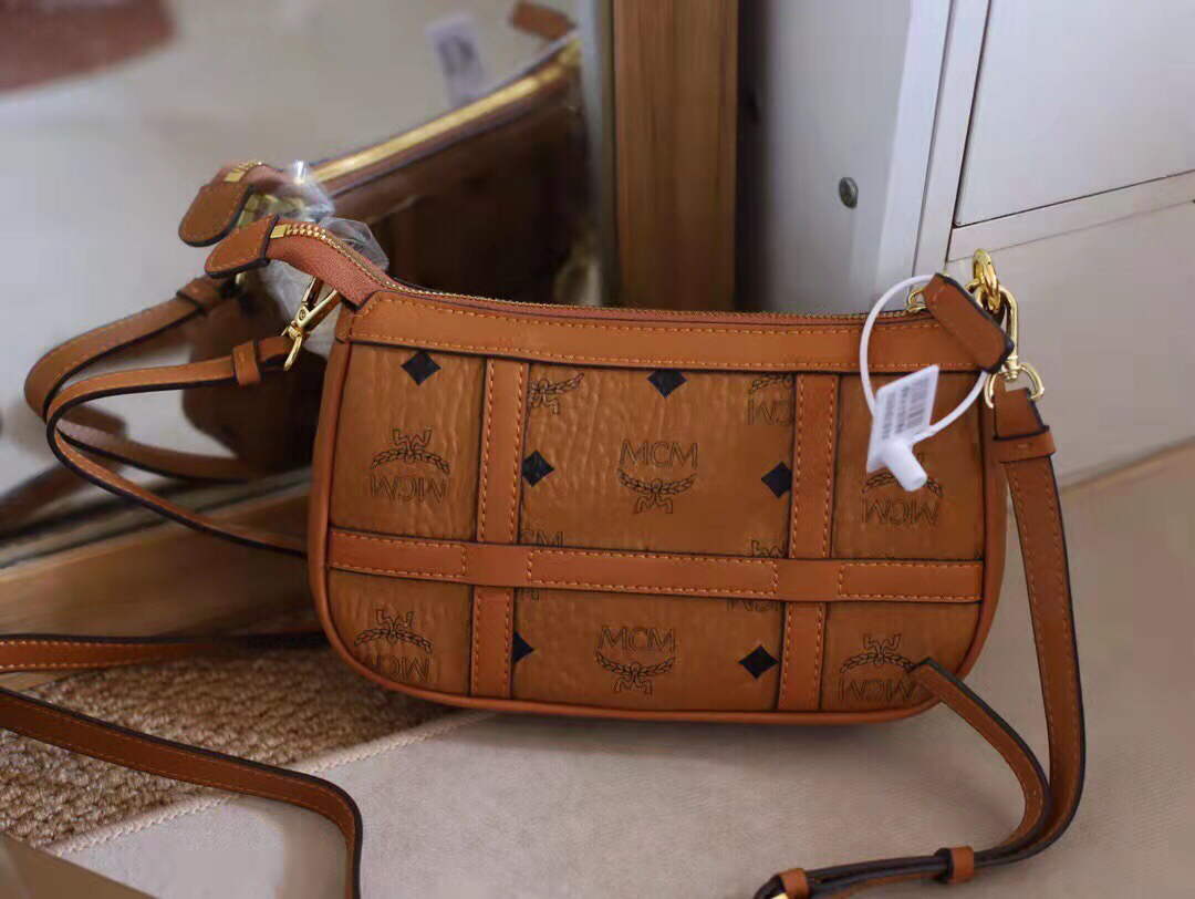 MCM MWSBAER01CO001 Aren Mini Shoulder Bag in Visetos - Default Title - View 3