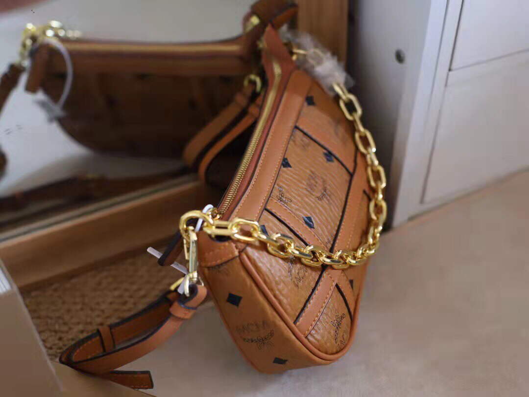 MCM MWSBAER01CO001 Aren Mini Shoulder Bag in Visetos