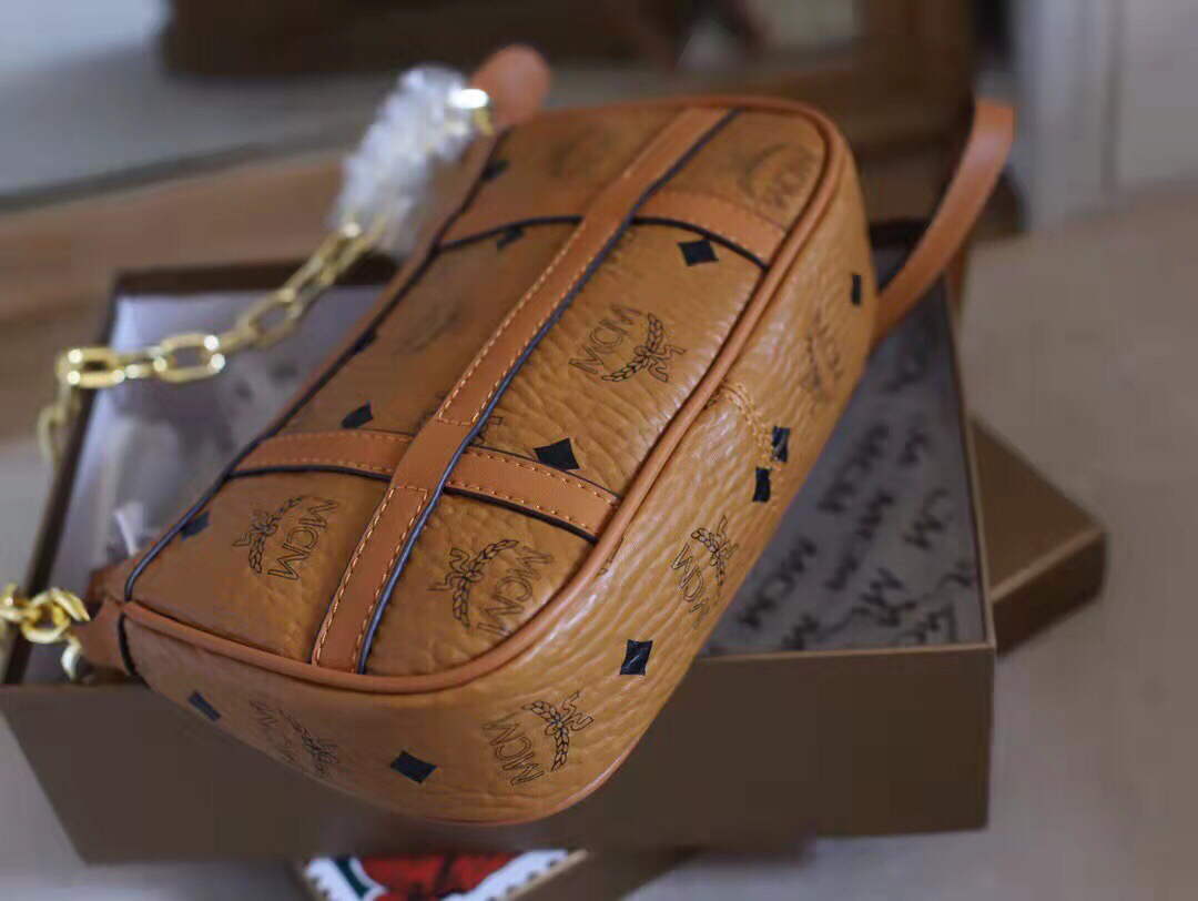MCM MWSBAER01CO001 Aren Mini Shoulder Bag in Visetos