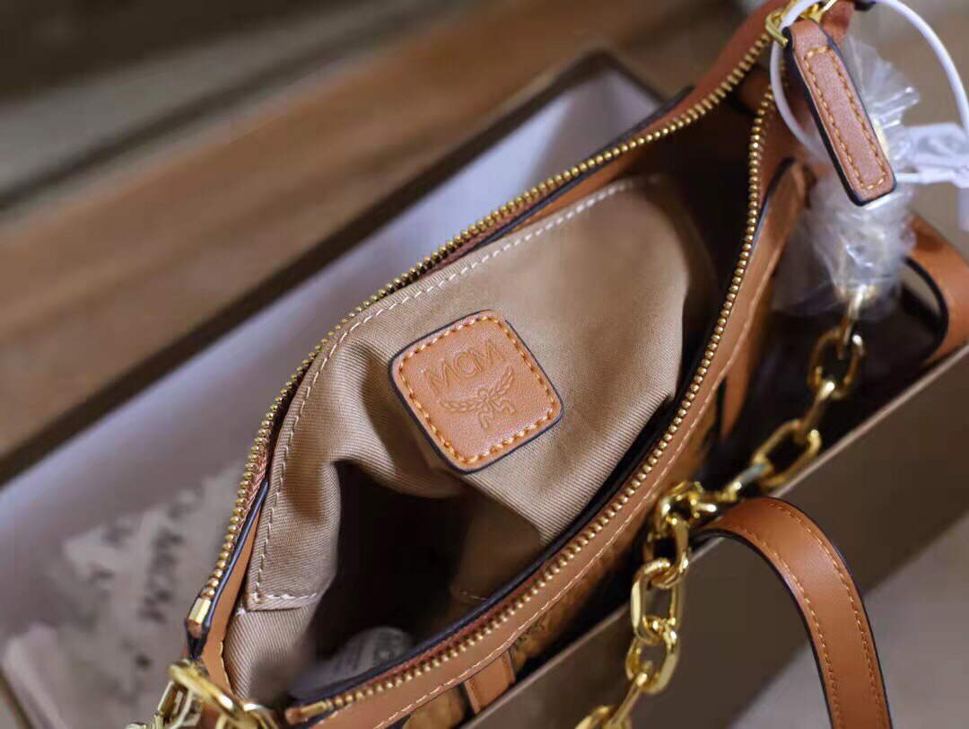 MCM MWSBAER01CO001 Aren Mini Shoulder Bag in Visetos