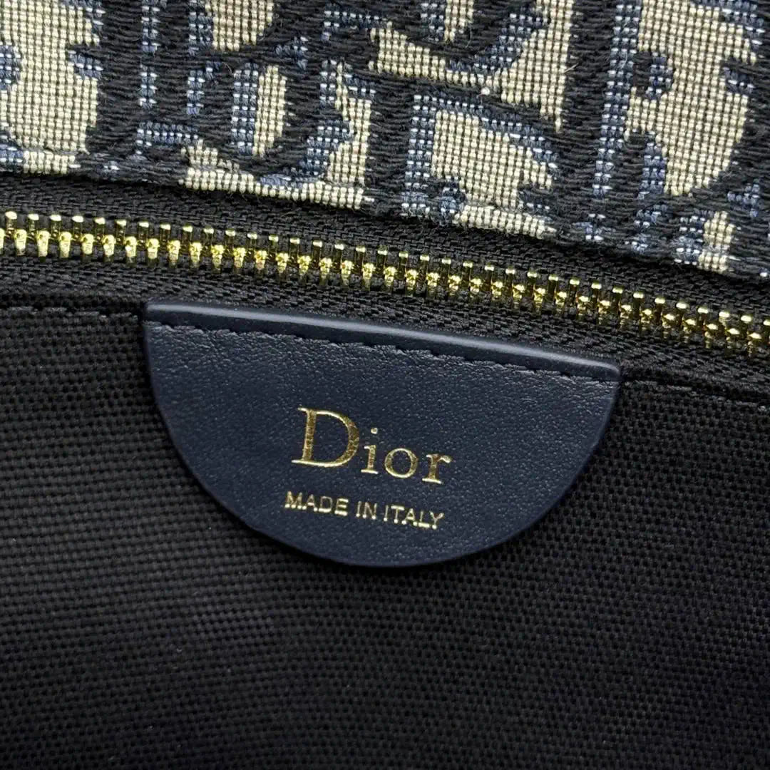 Medium Dior Médaillon Flap Bag M3920QDWP_M900  Blue Dior Oblique Jacquard - Default Title - View 9