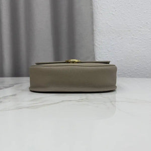 Medium Dior Médaillon Flap Bag M3920QDWP_M900 Elephant Gray Grained Calfskin - Default Title - View 6