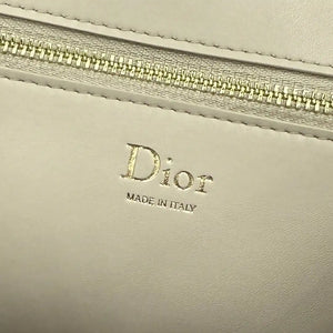 Medium Dior Médaillon Flap Bag M3920QDWP_M900 Camel Beige  Grained Calfskin - Default Title - View 9