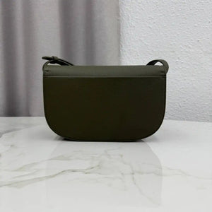 Medium Dior Médaillon Flap Bag M3920QDWP_M900 Olive Green Grained Calfskin - Default Title - View 5