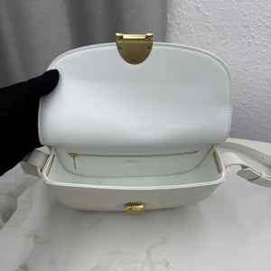 Medium Dior Médaillon Flap Bag M3920QDWP_M900 White Grained Calfskin - Default Title - View 8