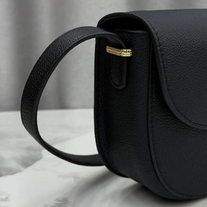 Medium Dior Médaillon Flap Bag M3920QDWP_M900 Black Grained Calfskin - Default Title - View 3