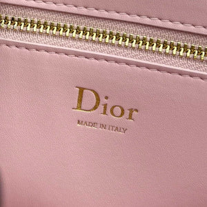 Medium Dior Médaillon Flap Bag M3920QDWP_M900 Pink Grained Calfskin - Default Title - View 7