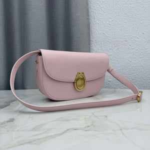 Medium Dior Médaillon Flap Bag M3920QDWP_M900 Pink Grained Calfskin - Default Title - View 8
