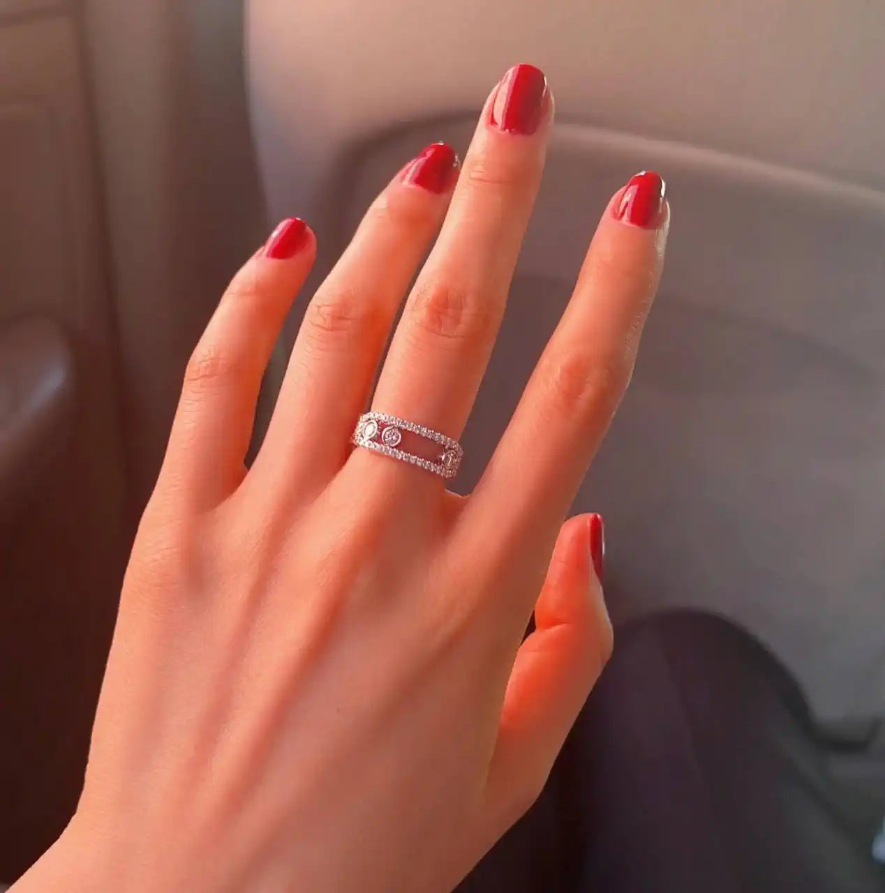 Messika 04000 Move Classique Pav¨¦ Diamond Ring
