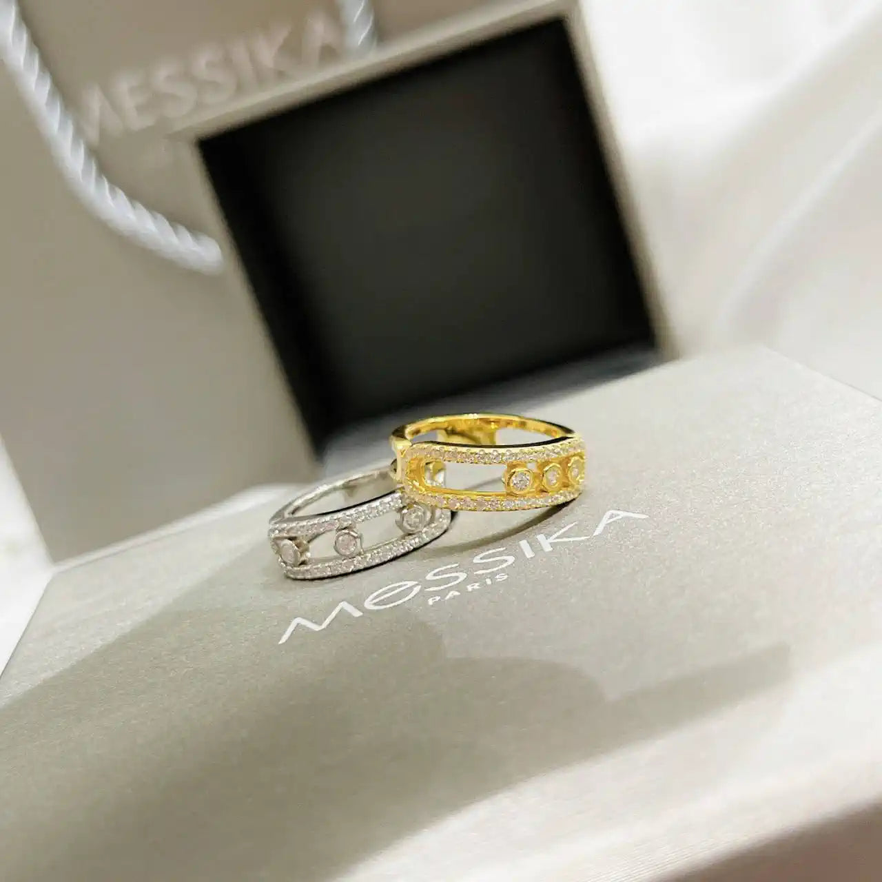 Messika 04000 Move Classique Pav¨¦ Diamond Ring