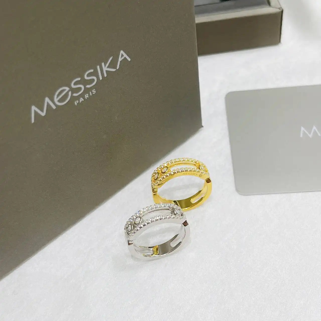 Messika 04000 Move Classique Pav¨¦ Diamond Ring
