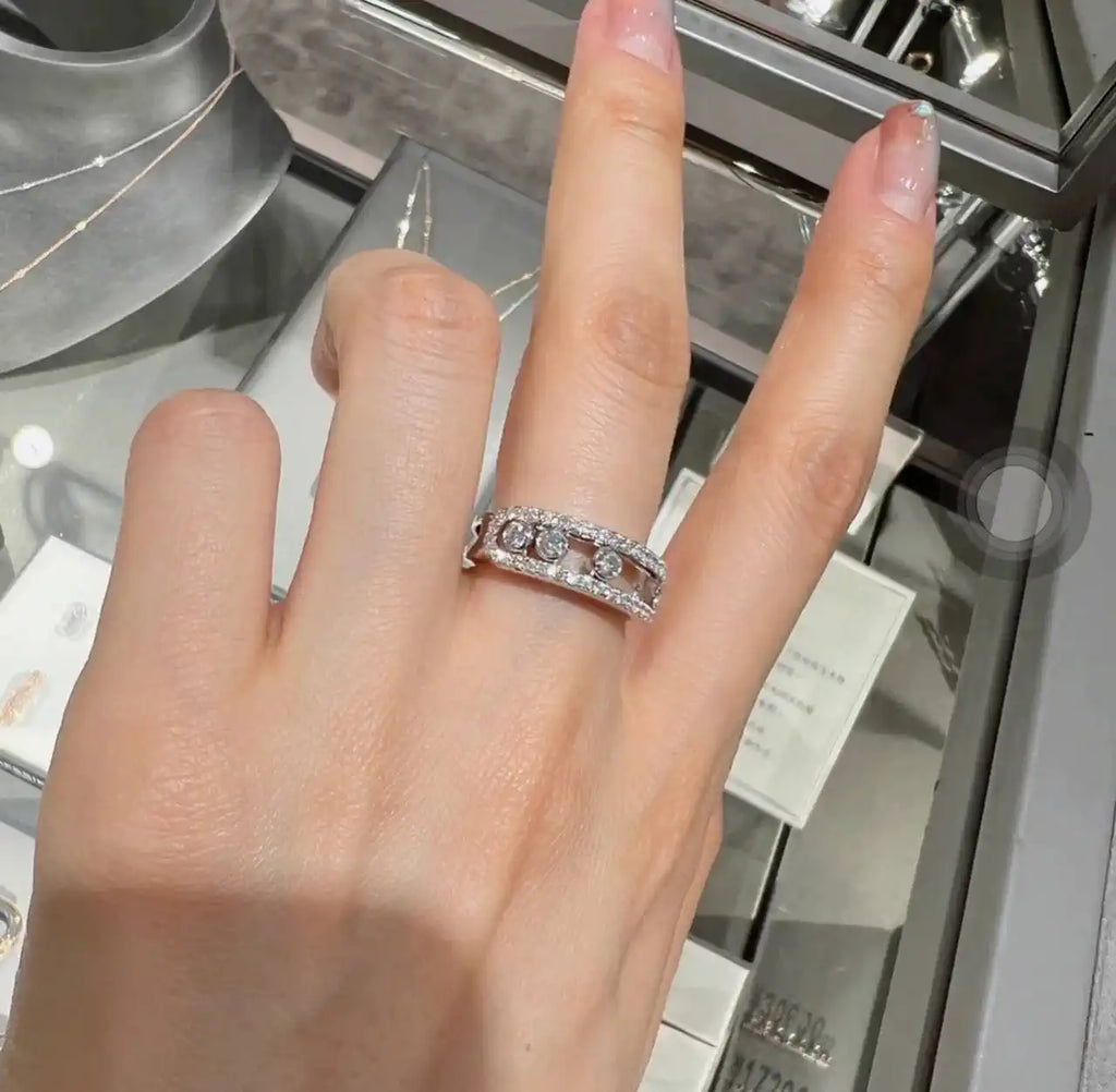 Messika 04000 Move Classique Pav¨¦ Diamond Ring