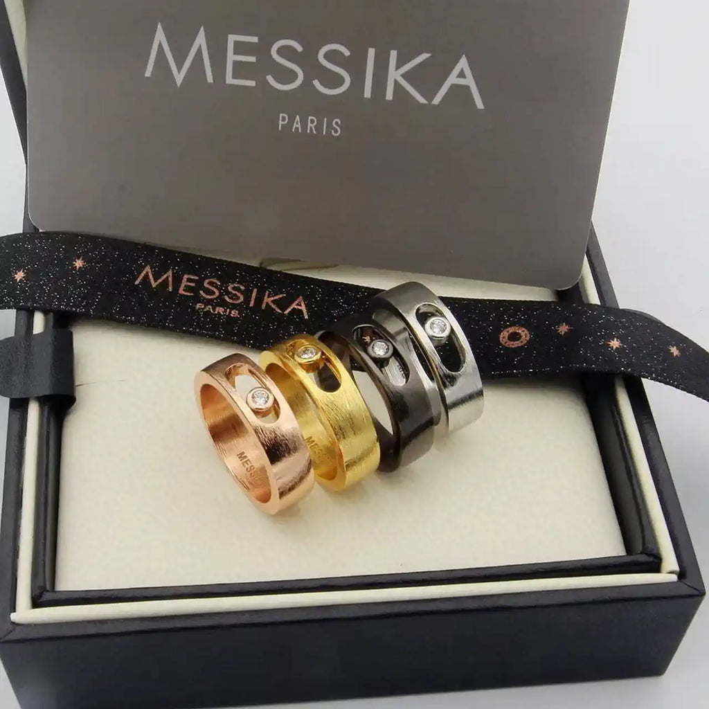 Messika 11701 Move Titanium Natural SM Natural Titanium Diamond Ring