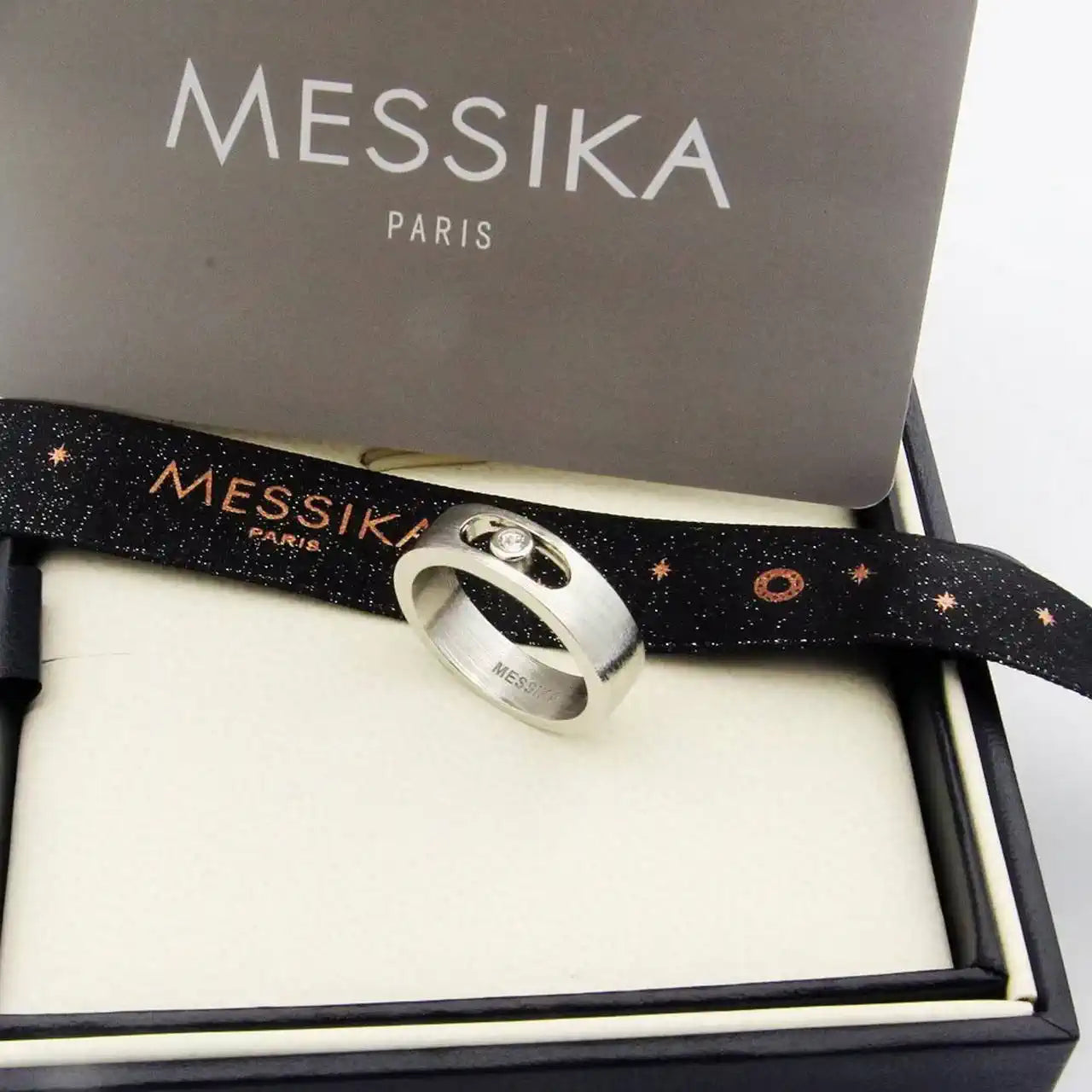 Messika 11701 Move Titanium Natural SM Natural Titanium Diamond Ring