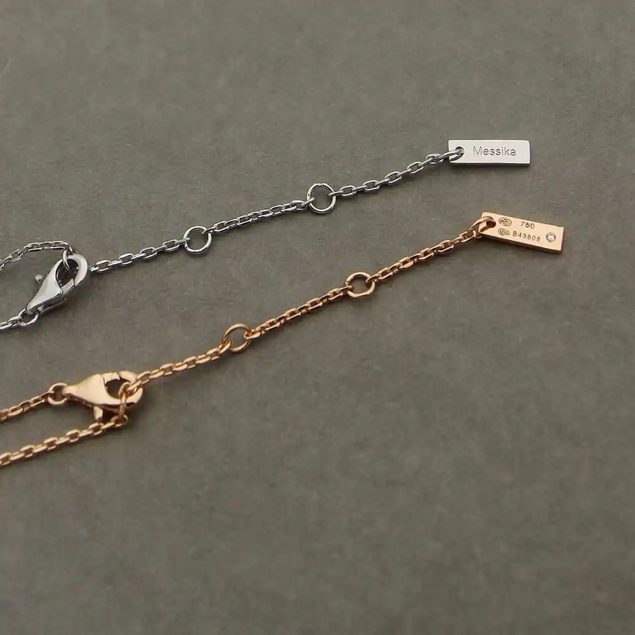 Messika 12151  Move Uno Pav¨¦ Drop Pendant Choker Necklace