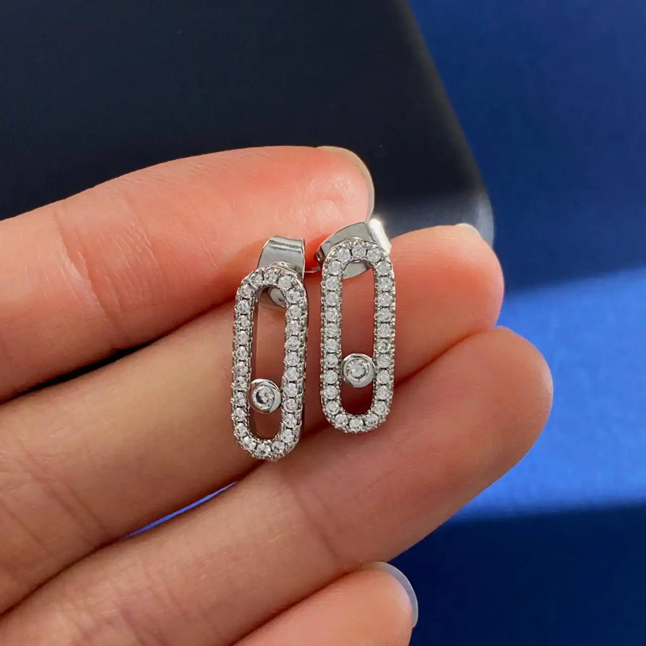 Messika 12183 Move Uno Diamond Pav¨¦ Earrings Diamond Earrings