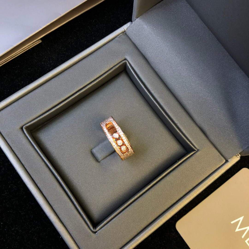 Messika Yellow Gold Diamond Ring Move Joaillerie 20221 - luxibagsmall