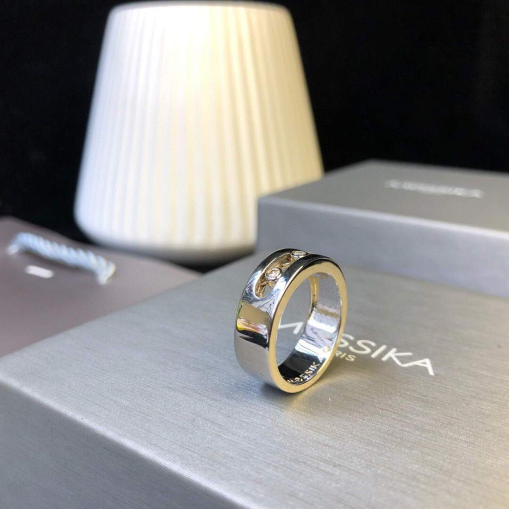 Messika Yellow Gold Diamond Ring Move Joaillerie 20212 - luxibagsmall
