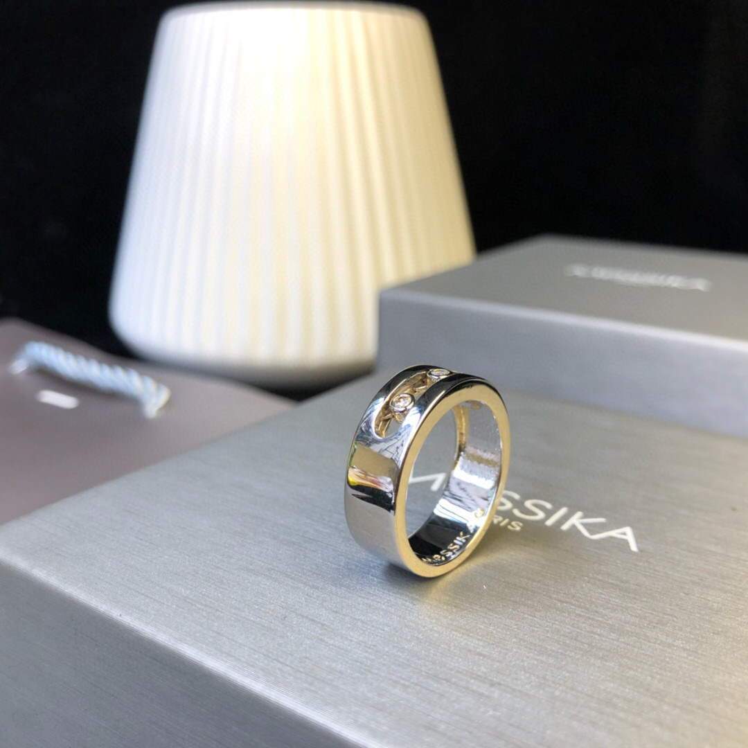 Messika Yellow Gold Diamond Ring Move Joaillerie 20212 - luxibagsmall