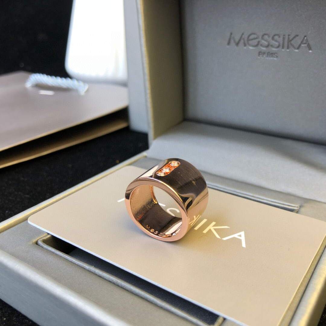 Messika Rose Gold Diamond Ring Move Joaillerie 20225 - luxibagsmall