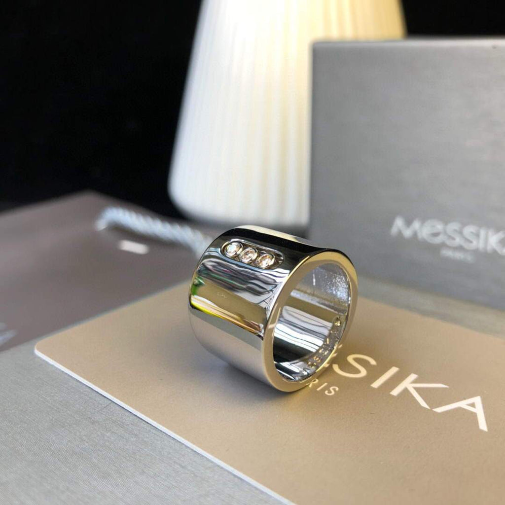 Messika Rose Gold Diamond Ring Move Joaillerie 20225 - luxibagsmall